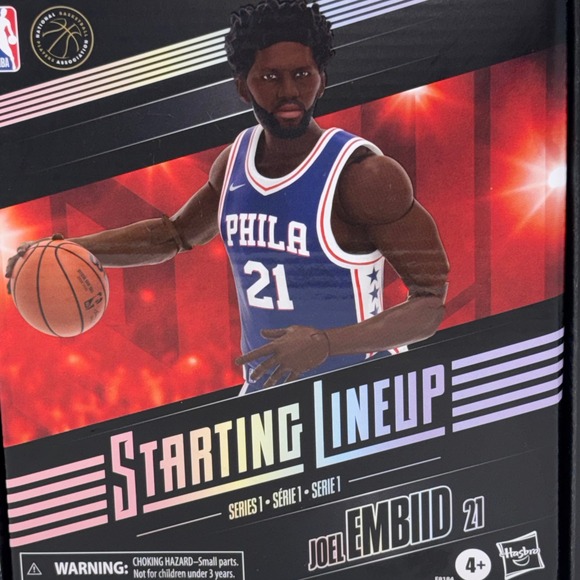 Hasbro Other - Hasbro NBA Starting Lineup Joel Embiid 76ers Series 1 Figure Sealed